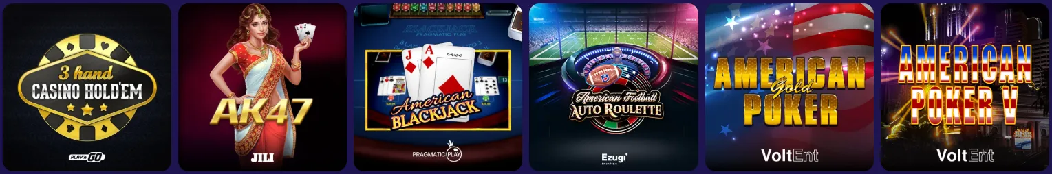 Tafelspellen zoals blackjack en roulette bij Pokobet Casino